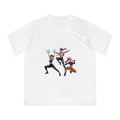 K-Pop Heroines trio graphic T-Shirt | K-Pop Girls Gamer Squad Illustration | Rumi Zoey Mira graphic T-Shirt | Huntrix Girls T-Shirt