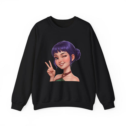 K-Pop Hunter Zoey Sweatshirt | Zoey Hunter Sweatshirt | K-Pop Demon Hunter Sweatshirt | Zoey Huntrix Sweatshirt | K-Pop Zoey Sweatshirt
