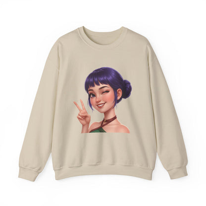 K-Pop Hunter Zoey Sweatshirt | Zoey Hunter Sweatshirt | K-Pop Demon Hunter Sweatshirt | Zoey Huntrix Sweatshirt | K-Pop Zoey Sweatshirt