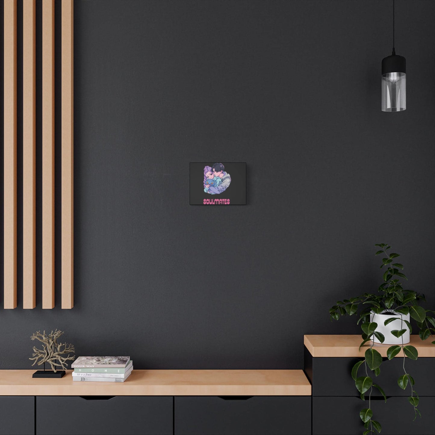 Rumi and Jinu Soulmates Canvas | Rujinu K-Pop couple canvas | K-Pop Demon Hunters Rumi and Jinu Couple Canvas | Huntrix Couple Canvas