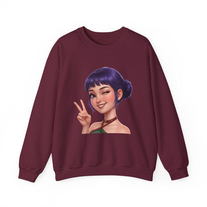 K-Pop Hunter Zoey Sweatshirt | Zoey Hunter Sweatshirt | K-Pop Demon Hunter Sweatshirt | Zoey Huntrix Sweatshirt | K-Pop Zoey Sweatshirt