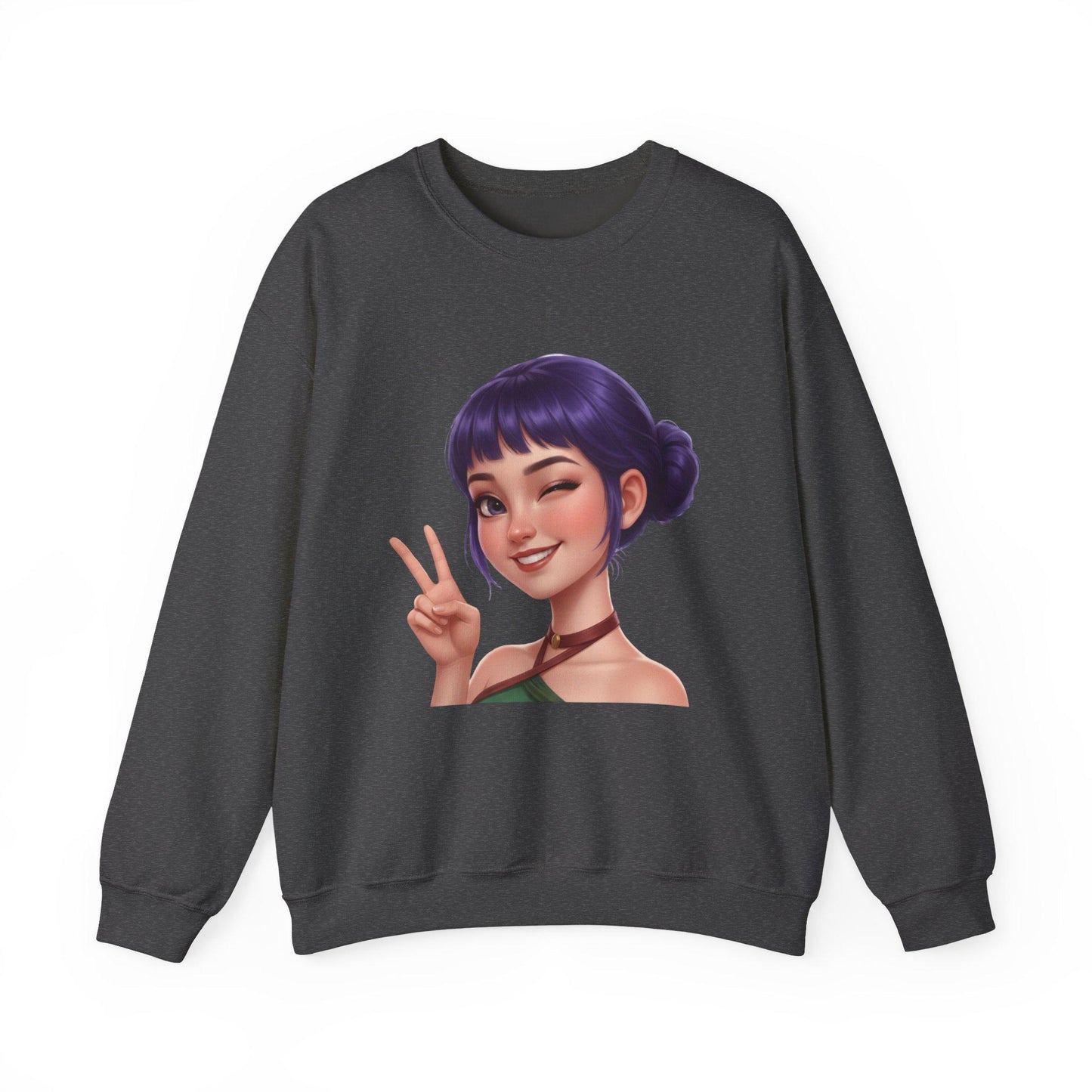K-Pop Hunter Zoey Sweatshirt | Zoey Hunter Sweatshirt | K-Pop Demon Hunter Sweatshirt | Zoey Huntrix Sweatshirt | K-Pop Zoey Sweatshirt