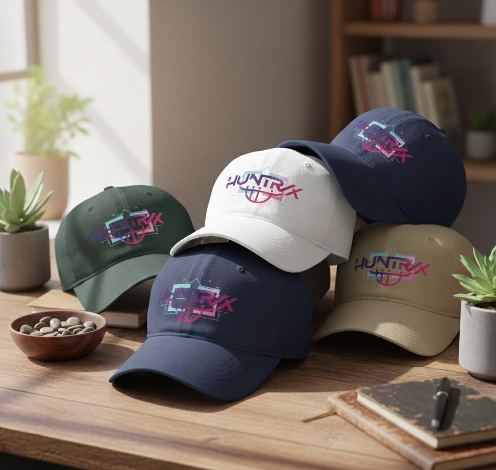 Huntrix Logo Cap | K-Pop Demon Hunters Cap | Saja Boys Cap | K-Pop Demon Unisex Cap | Huntrix Unisex Cap | K-Pop Unisex Cap | Huntrix Cap