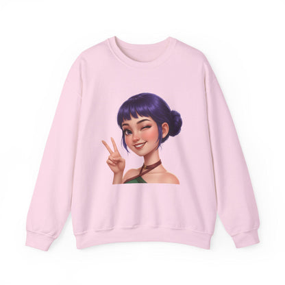 K-Pop Hunter Zoey Sweatshirt | Zoey Hunter Sweatshirt | K-Pop Demon Hunter Sweatshirt | Zoey Huntrix Sweatshirt | K-Pop Zoey Sweatshirt