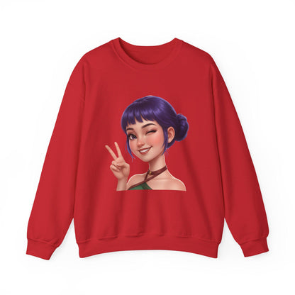 K-Pop Hunter Zoey Sweatshirt | Zoey Hunter Sweatshirt | K-Pop Demon Hunter Sweatshirt | Zoey Huntrix Sweatshirt | K-Pop Zoey Sweatshirt