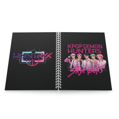 Kpop Demon Hunters Spiral Notebook | HunterX Spiral Notebook | Kpop Demon Spiral  Notebook | Saja Boys Notebook | Kpop Demon Notebook
