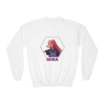 K-Pop Mira Youth Sweatshirt | Huntrix Mira Sweatshirt | k-Pop Demon Hunters Mira Sweatshirt | K-Pop Mira Sweatshirt | Mira Sweatshirt