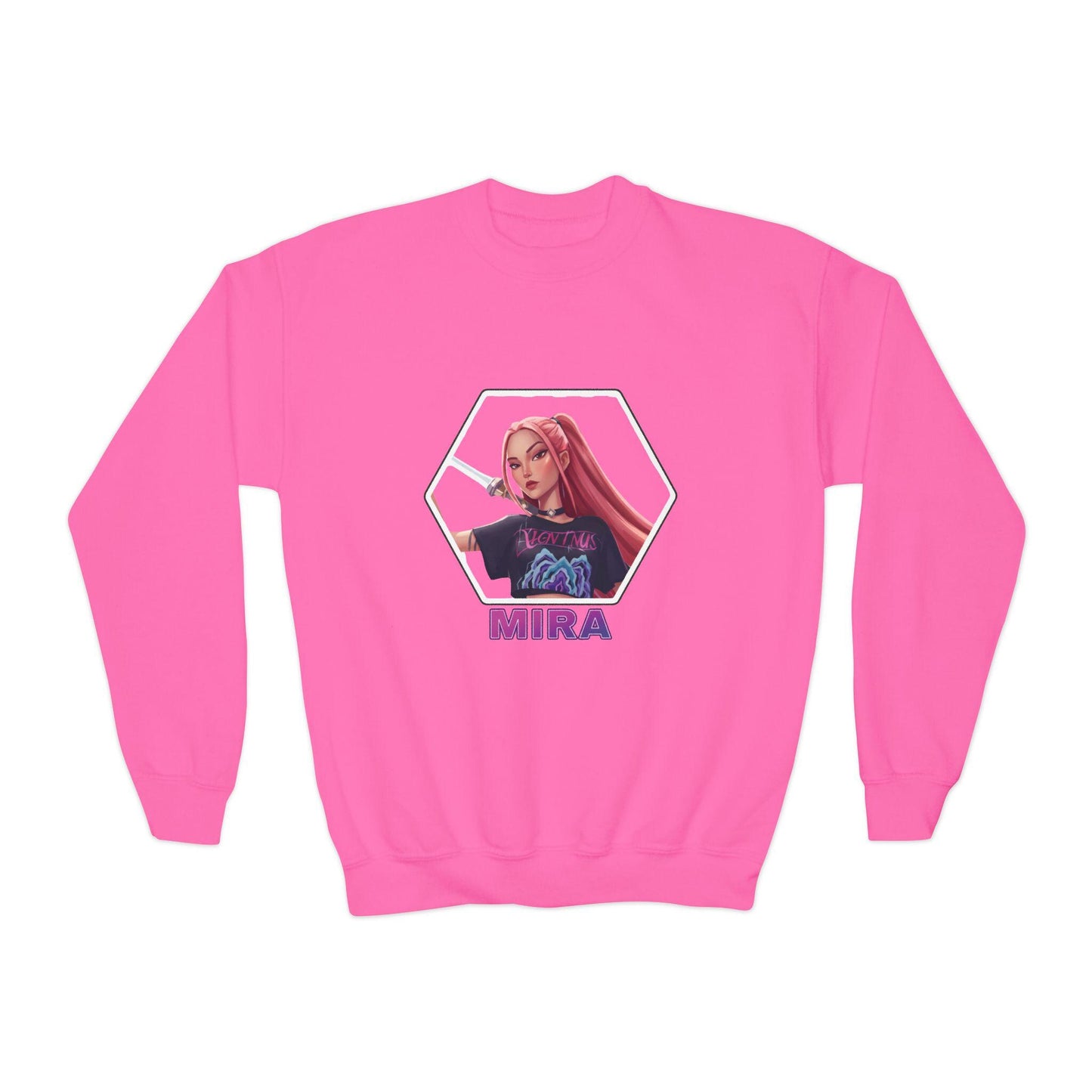 K-Pop Mira Youth Sweatshirt | Huntrix Mira Sweatshirt | k-Pop Demon Hunters Mira Sweatshirt | K-Pop Mira Sweatshirt | Mira Sweatshirt
