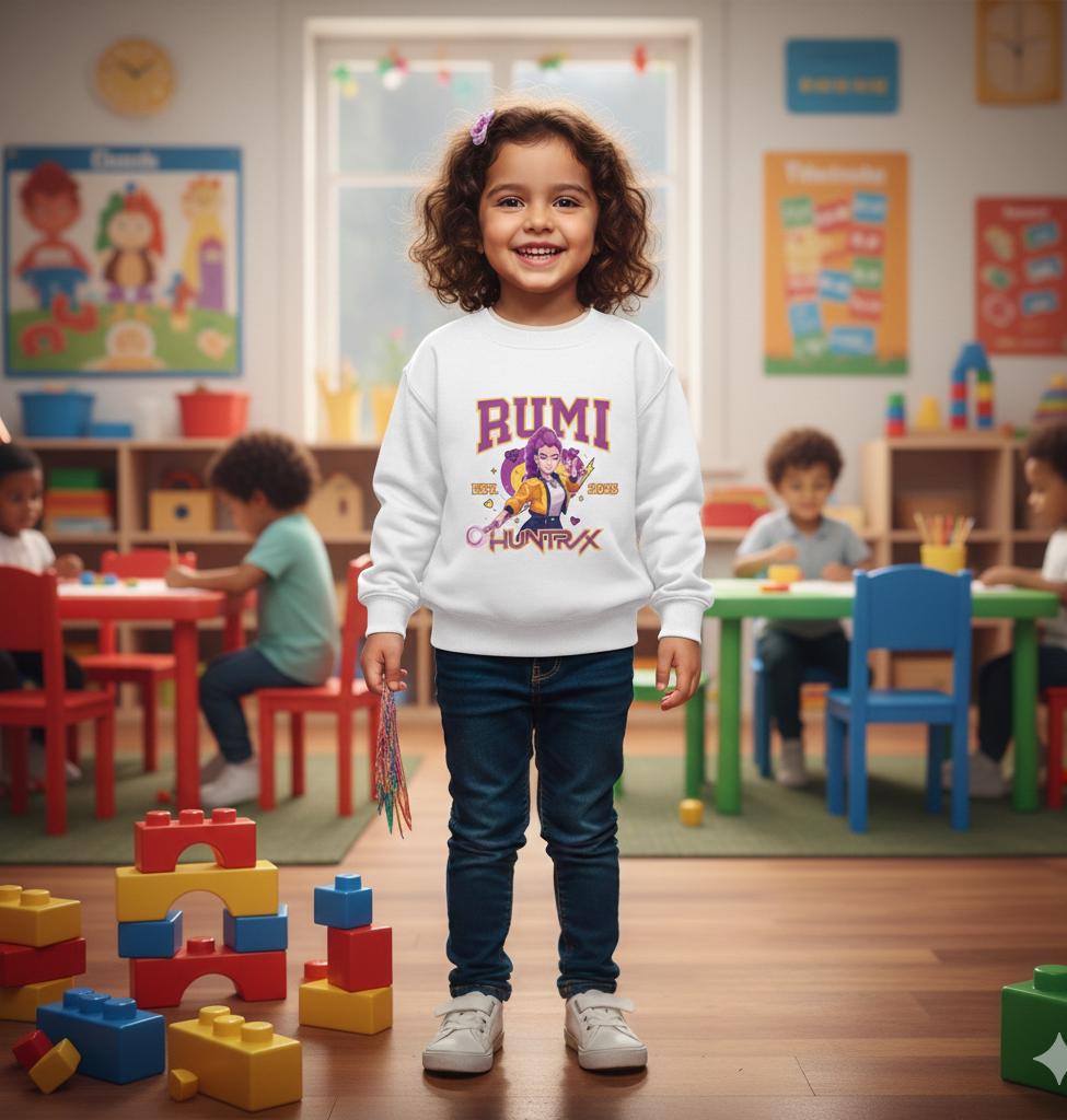 Rumi Hunter sweatshirt | K-Pop Hunters crewneck | Demon Hunters Crewneck | Rumi Sweatshirt | Huntrix Rumi Sweatshirt | Huntrix Sweatshirt
