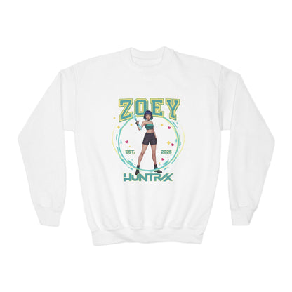 K-Pop Zoey Sweatshirt | Huntrix Zoey Sweatshirt | K-Pop Demon Hunter kids Sweatshirt | K-Pop Kids Sweatshirt | Saja Boys Sweatshirt