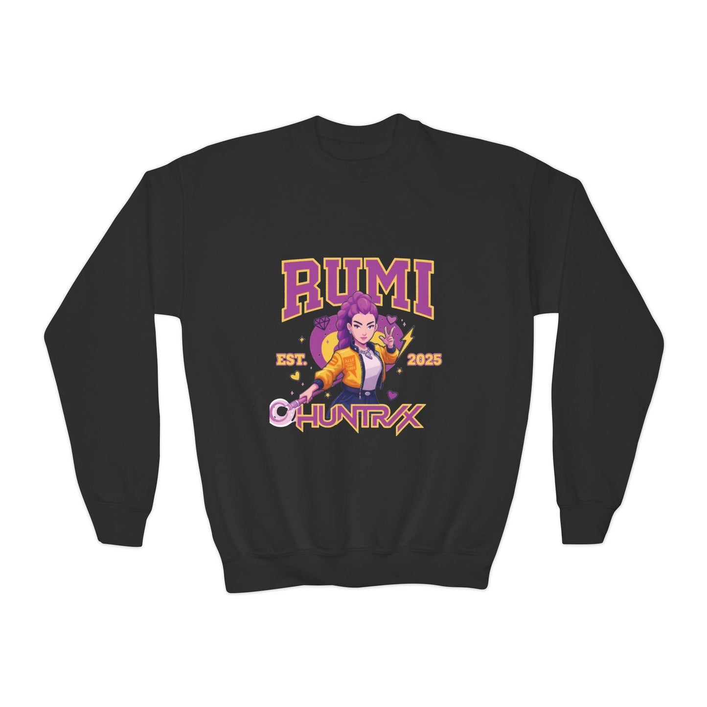 Rumi Hunter sweatshirt | K-Pop Hunters crewneck | Demon Hunters Crewneck | Rumi Sweatshirt | Huntrix Rumi Sweatshirt | Huntrix Sweatshirt