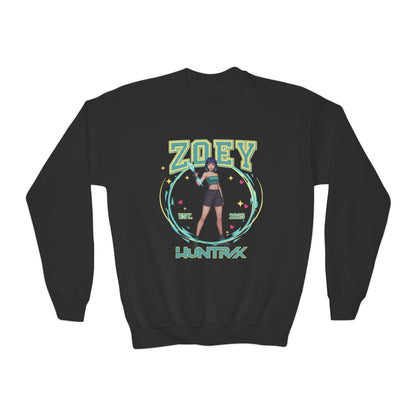K-Pop Zoey Sweatshirt | Huntrix Zoey Sweatshirt | K-Pop Demon Hunter kids Sweatshirt | K-Pop Kids Sweatshirt | Saja Boys Sweatshirt