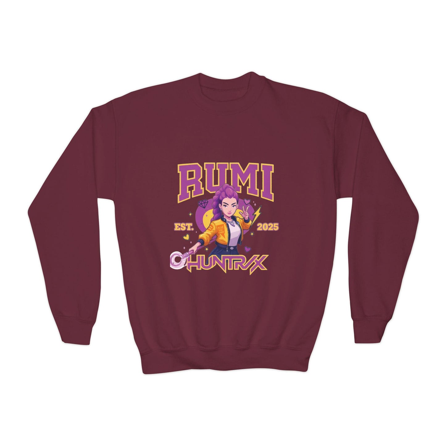 Rumi Hunter sweatshirt | K-Pop Hunters crewneck | Demon Hunters Crewneck | Rumi Sweatshirt | Huntrix Rumi Sweatshirt | Huntrix Sweatshirt