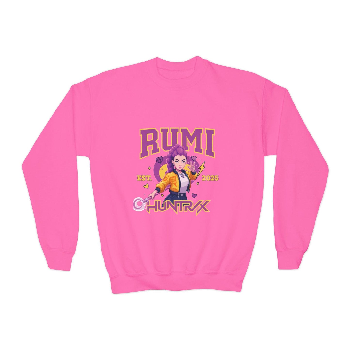 Rumi Hunter sweatshirt | K-Pop Hunters crewneck | Demon Hunters Crewneck | Rumi Sweatshirt | Huntrix Rumi Sweatshirt | Huntrix Sweatshirt