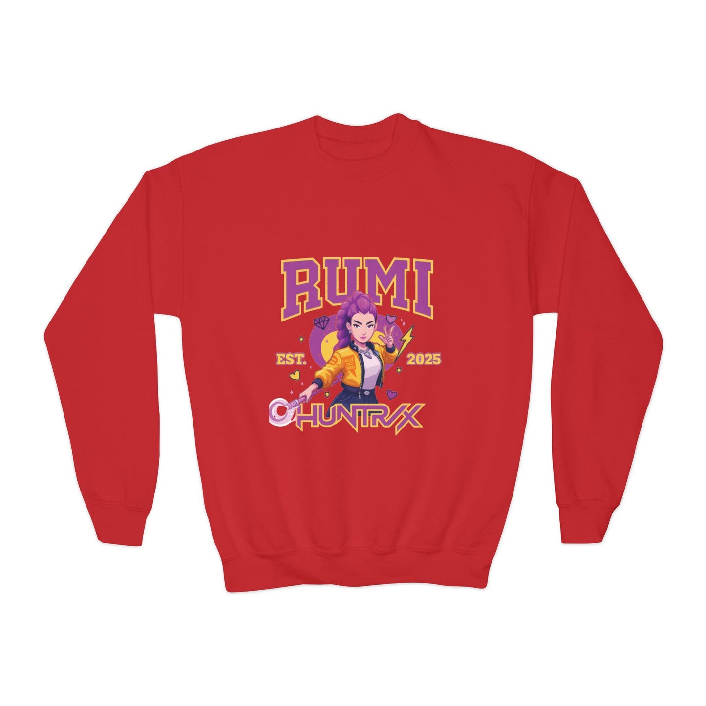 Rumi Hunter sweatshirt | K-Pop Hunters crewneck | Demon Hunters Crewneck | Rumi Sweatshirt | Huntrix Rumi Sweatshirt | Huntrix Sweatshirt