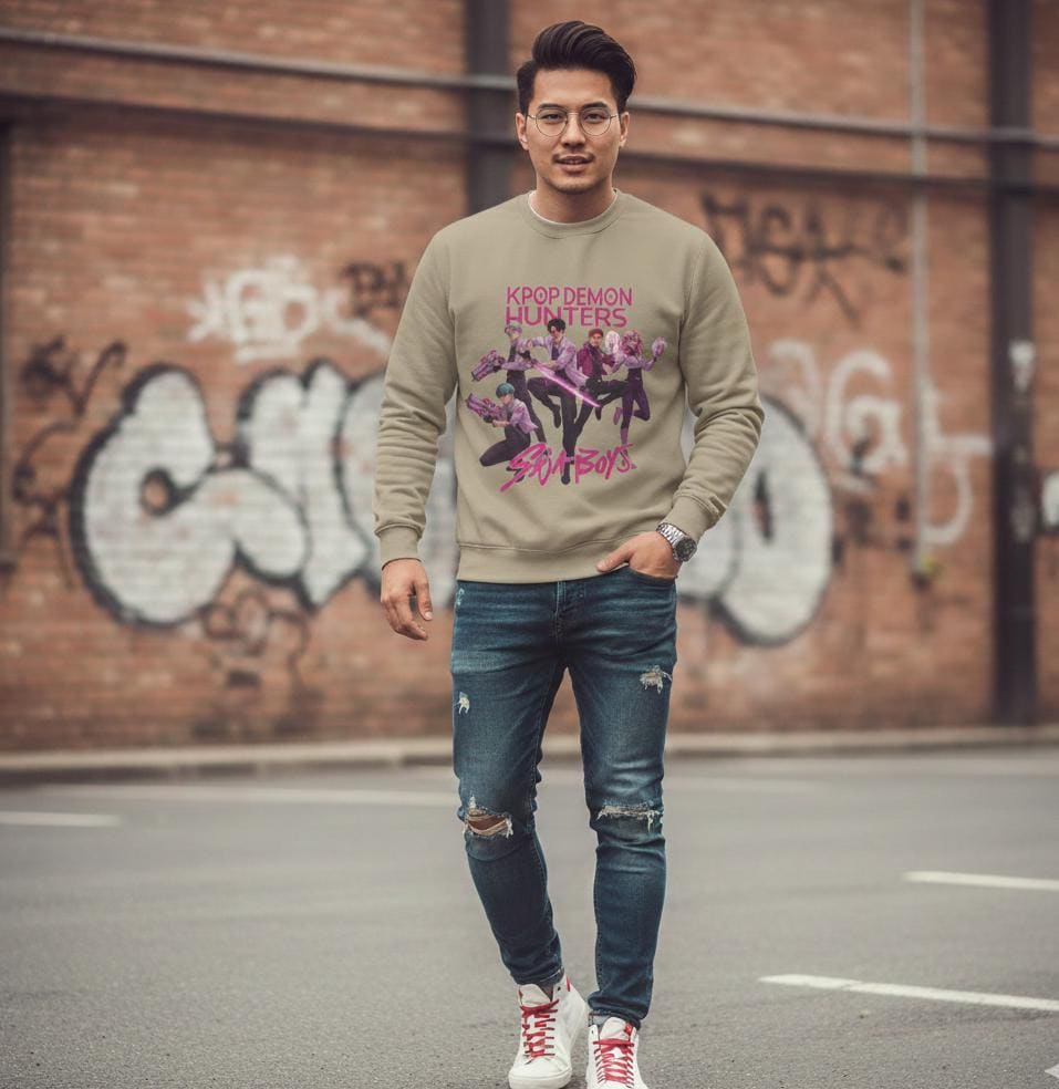 Kpop Demon Hunters Sweatshirt | Saja Boys sweatshirt | Huntrix Sweatshirt | KPop Demon Hunters Unisex Sweatshirt | Kpop Unisex Sweatshirt