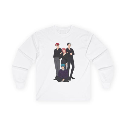 Saja Boys Long Sleeve Tee | K-Pop Demon Hunters Tee | K-Pop Idols Long Sleeve Tee | Huntrix Unisex Long Sleeve Tee | Saja Boys Unisex Tee