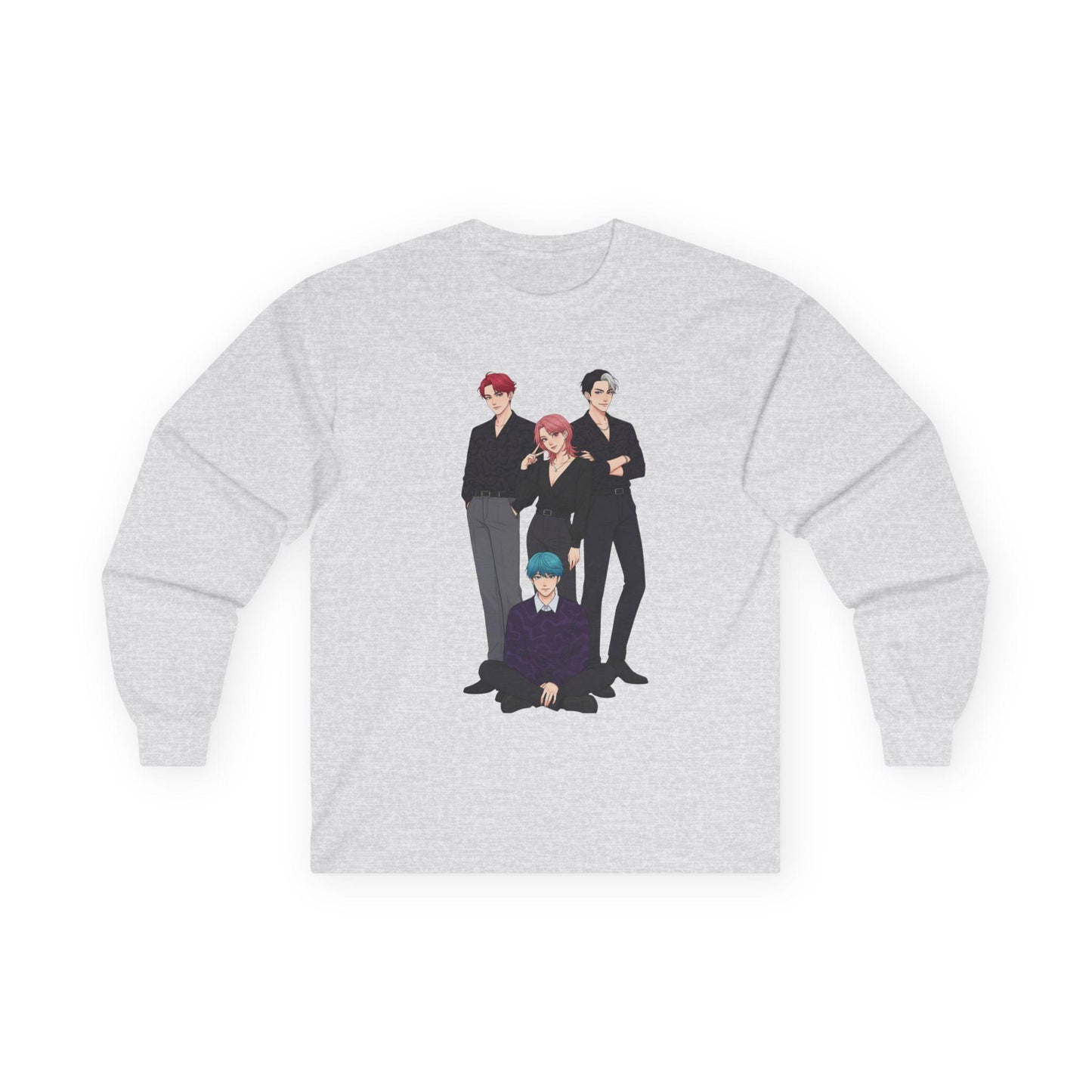Saja Boys Long Sleeve Tee | K-Pop Demon Hunters Tee | K-Pop Idols Long Sleeve Tee | Huntrix Unisex Long Sleeve Tee | Saja Boys Unisex Tee