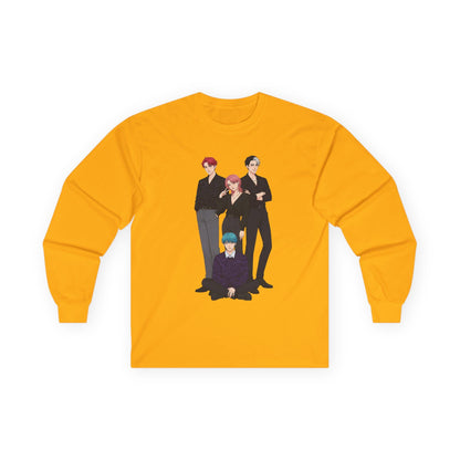 Saja Boys Long Sleeve Tee | K-Pop Demon Hunters Tee | K-Pop Idols Long Sleeve Tee | Huntrix Unisex Long Sleeve Tee | Saja Boys Unisex Tee