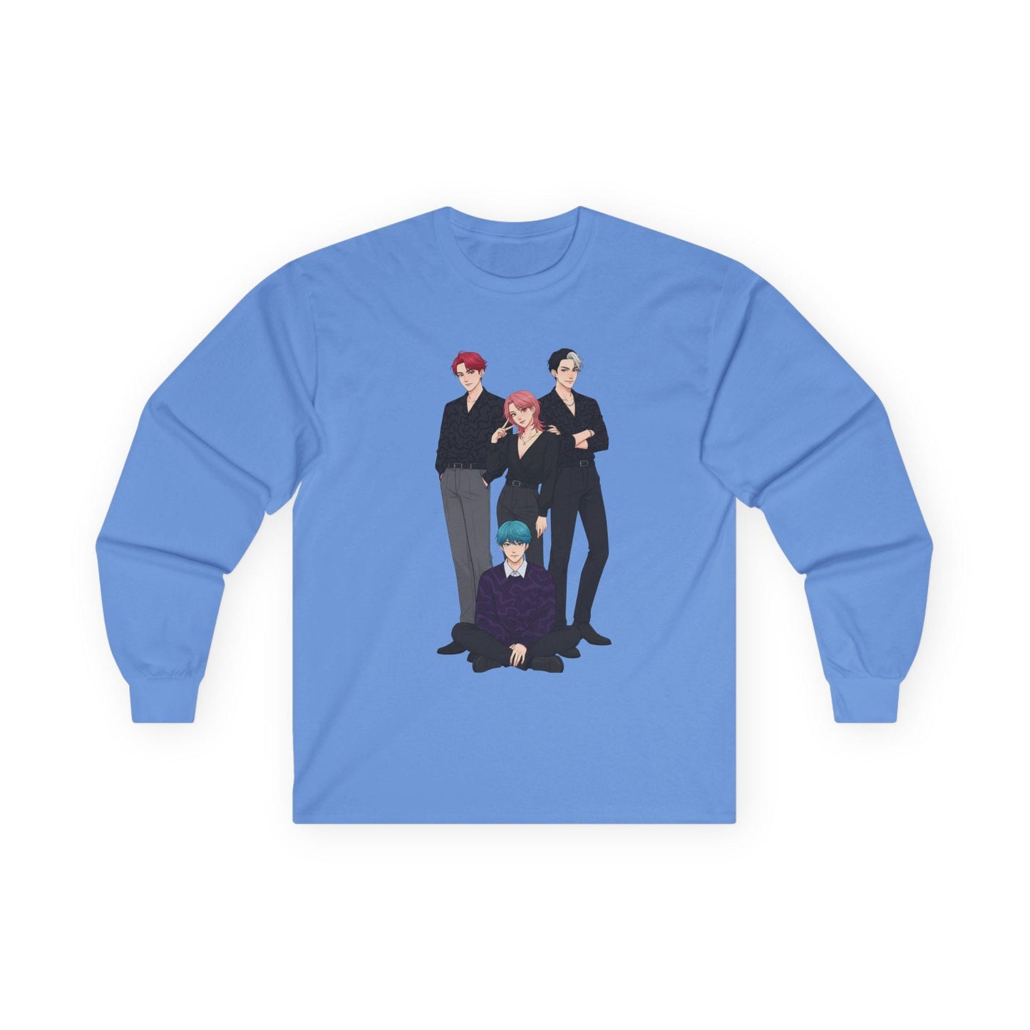Saja Boys Long Sleeve Tee | K-Pop Demon Hunters Tee | K-Pop Idols Long Sleeve Tee | Huntrix Unisex Long Sleeve Tee | Saja Boys Unisex Tee