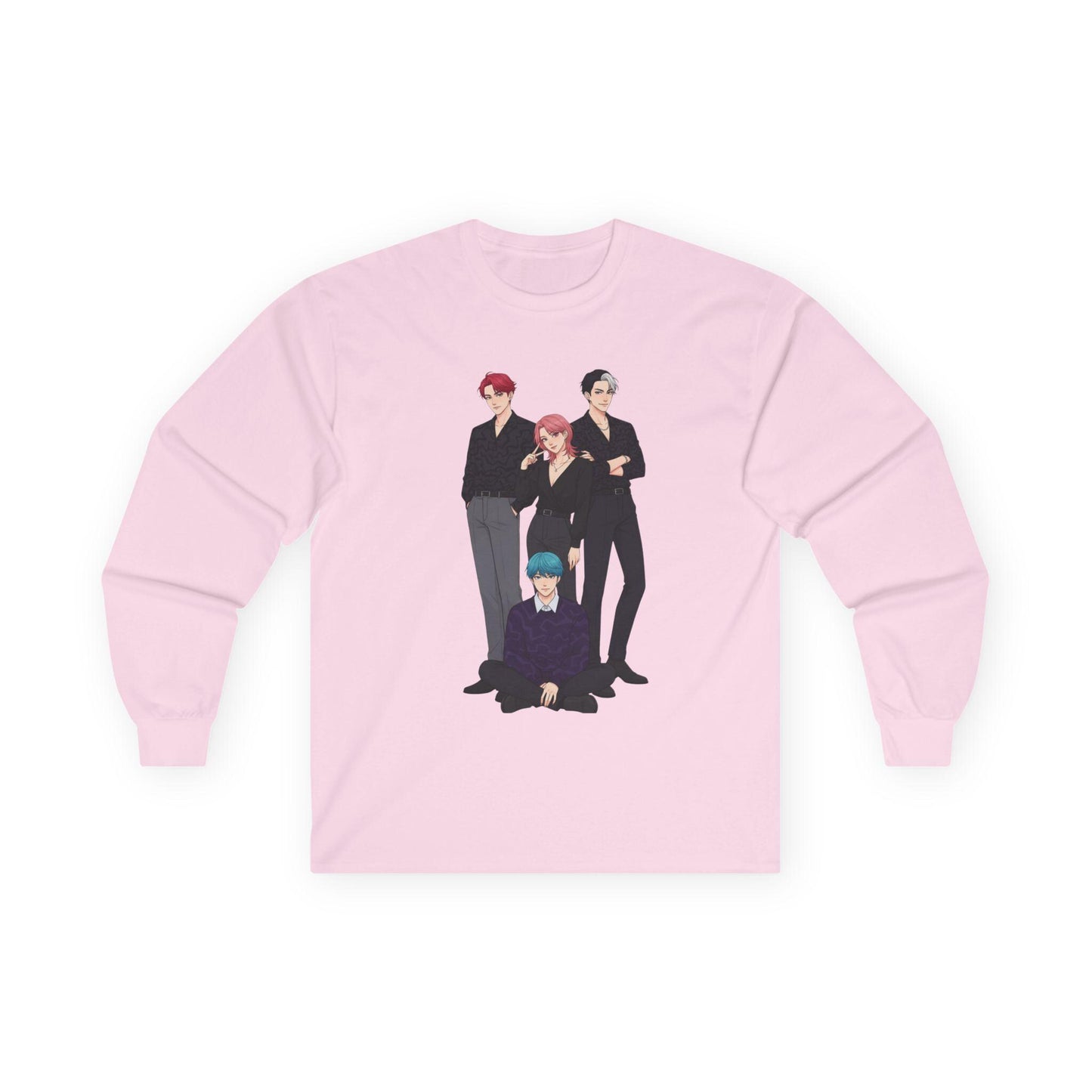 Saja Boys Long Sleeve Tee | K-Pop Demon Hunters Tee | K-Pop Idols Long Sleeve Tee | Huntrix Unisex Long Sleeve Tee | Saja Boys Unisex Tee