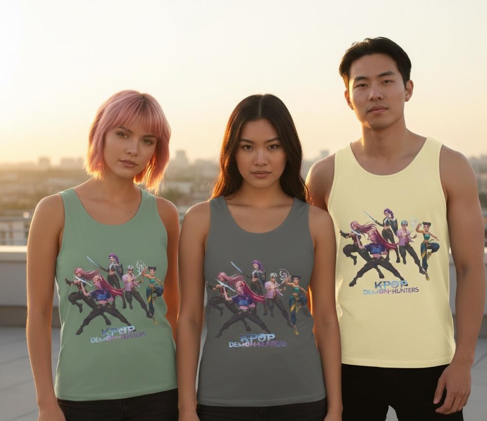 K-Pop Demon Hunters tank top | Huntrix Unisex Tank Top | K-Pop Unisex Tank Top | Saja Boys Tank Top | Huntrix Tank Top