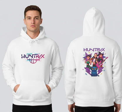 Huntrix Band Logo Hoodie | K-Pop Unisex Hoodie | K-Pop Demon Hunters Unisex Hoodie | Saja Boys Hoodie | K-Pop Group Unisex Hoodie