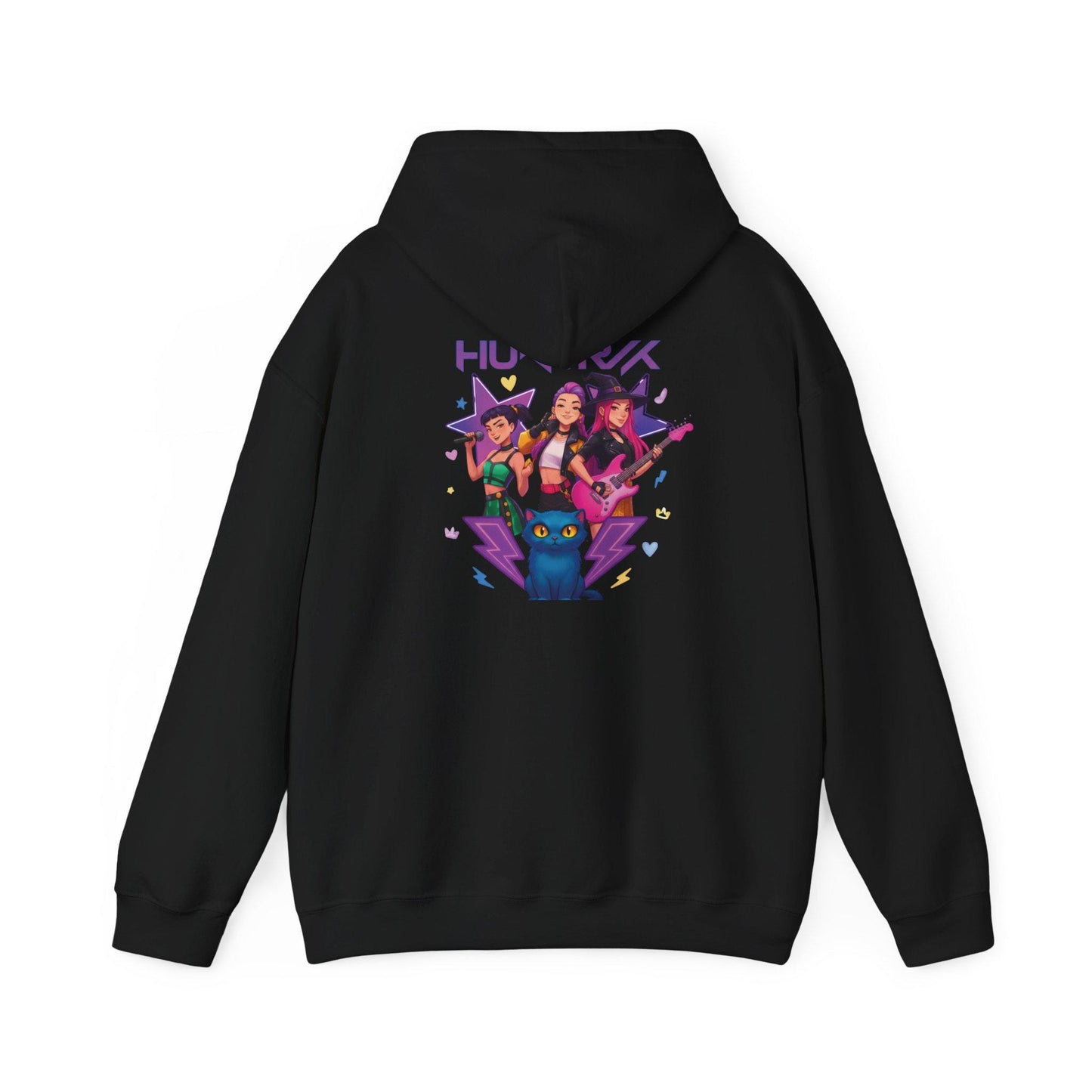 Huntrix Band Logo Hoodie | K-Pop Unisex Hoodie | K-Pop Demon Hunters Unisex Hoodie | Saja Boys Hoodie | K-Pop Group Unisex Hoodie