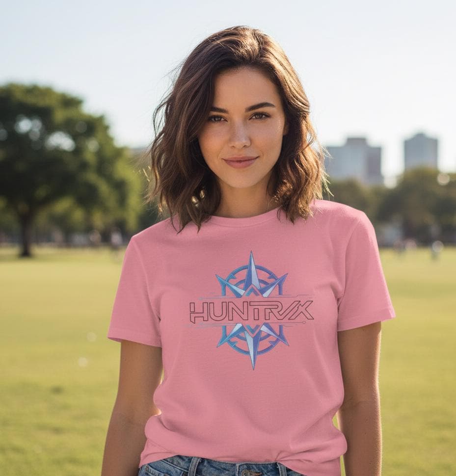 HUNTRX Compass Logo Tee | K-Pop Unisex T-Shirt | K-Pop Demon Hunters Tee | Saja Boys Unisex Tee | K-Pop Unisex Tee