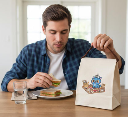 K-Pop Demon Hunters Lunch Bag | Derpy Tiger Lunch Bag | Huntrix Lunch Bag | K-Pop Lunch Bag | Derpy Cat Lunch Bag