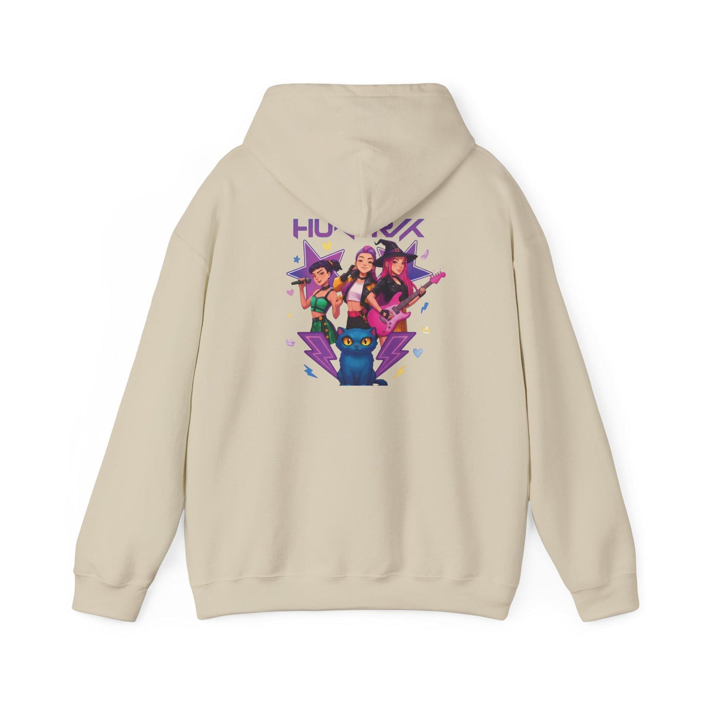 Huntrix Band Logo Hoodie | K-Pop Unisex Hoodie | K-Pop Demon Hunters Unisex Hoodie | Saja Boys Hoodie | K-Pop Group Unisex Hoodie