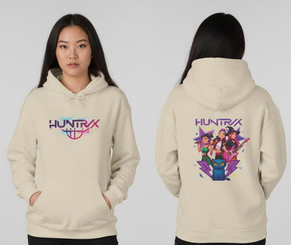 Huntrix Band Logo Hoodie | K-Pop Unisex Hoodie | K-Pop Demon Hunters Unisex Hoodie | Saja Boys Hoodie | K-Pop Group Unisex Hoodie