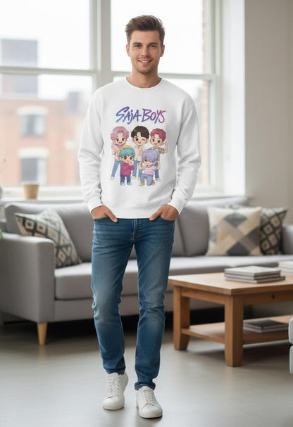 Saja Boys Sweatshirt | K-pop Demon Hunters sweatshirt | Saja Boys Unisex Hoodie | Huntrix Unisex Hoodie | K-Pop Unisex Hoodie