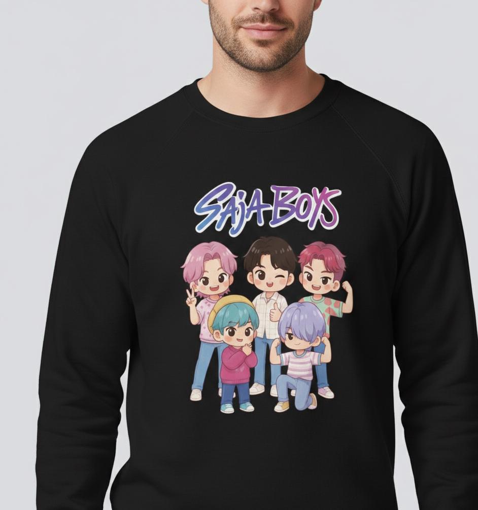 Saja Boys Sweatshirt | K-pop Demon Hunters sweatshirt | Saja Boys Unisex Hoodie | Huntrix Unisex Hoodie | K-Pop Unisex Hoodie