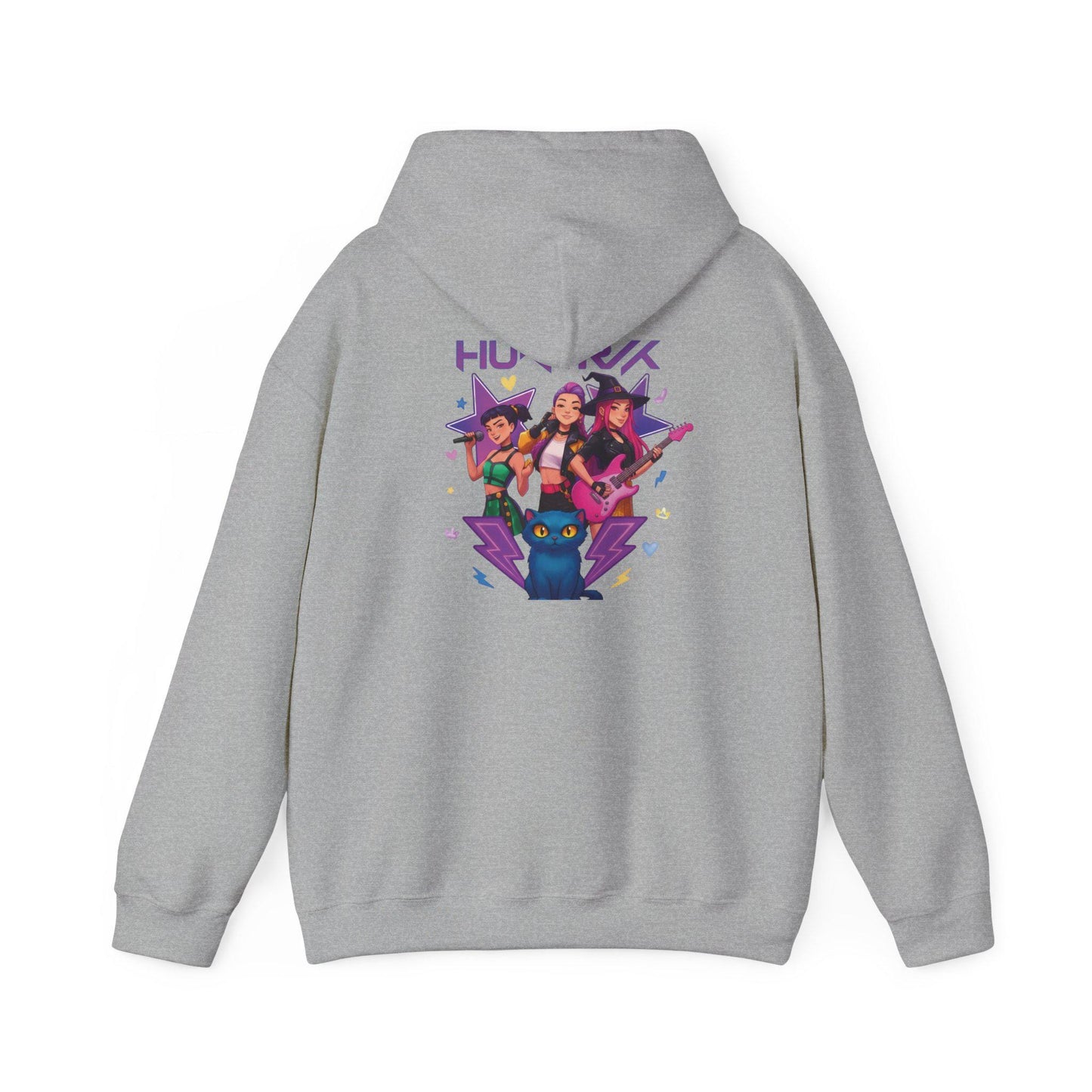 Huntrix Band Logo Hoodie | K-Pop Unisex Hoodie | K-Pop Demon Hunters Unisex Hoodie | Saja Boys Hoodie | K-Pop Group Unisex Hoodie
