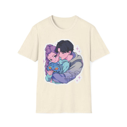 Kawaii Couple T-Shirt | Rujinu T-Shirt | K-Pop Hunters T-Shirt | Huntrix Unisex T-Shirt | K-Pop Couple T-Shirt