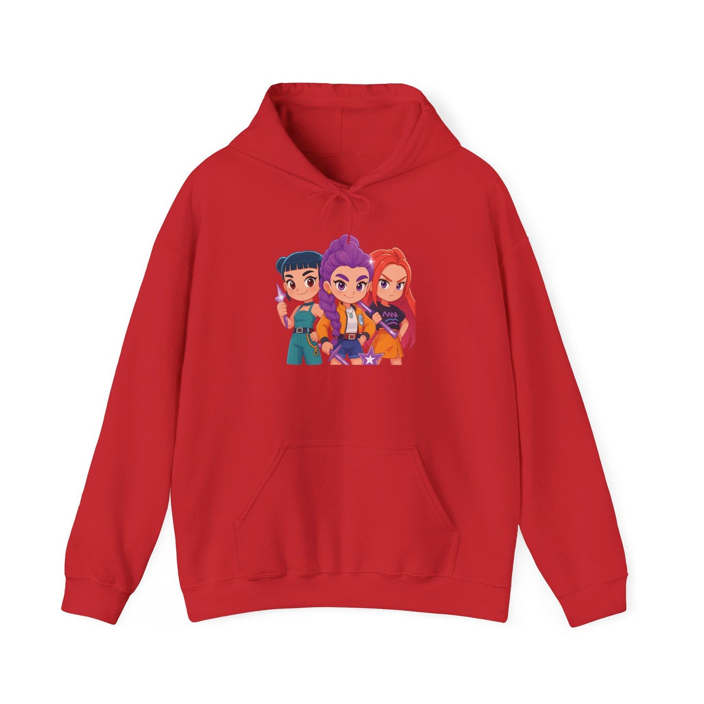 K-Pop Girl Trio Hoodie | Huntrix Girl Trio Hoodie | K-Pop Demon Hunters Hoodie | Rumi Mira Zoey Trio Hoodie | K-Pop Girl Hoodie
