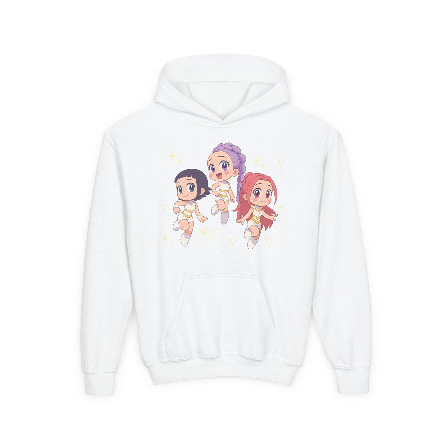 K-Pop Demon Hunters Hoodie | Huntrix group K-Pop Demon Hunters Hoodie | K-Pop Hoodie
