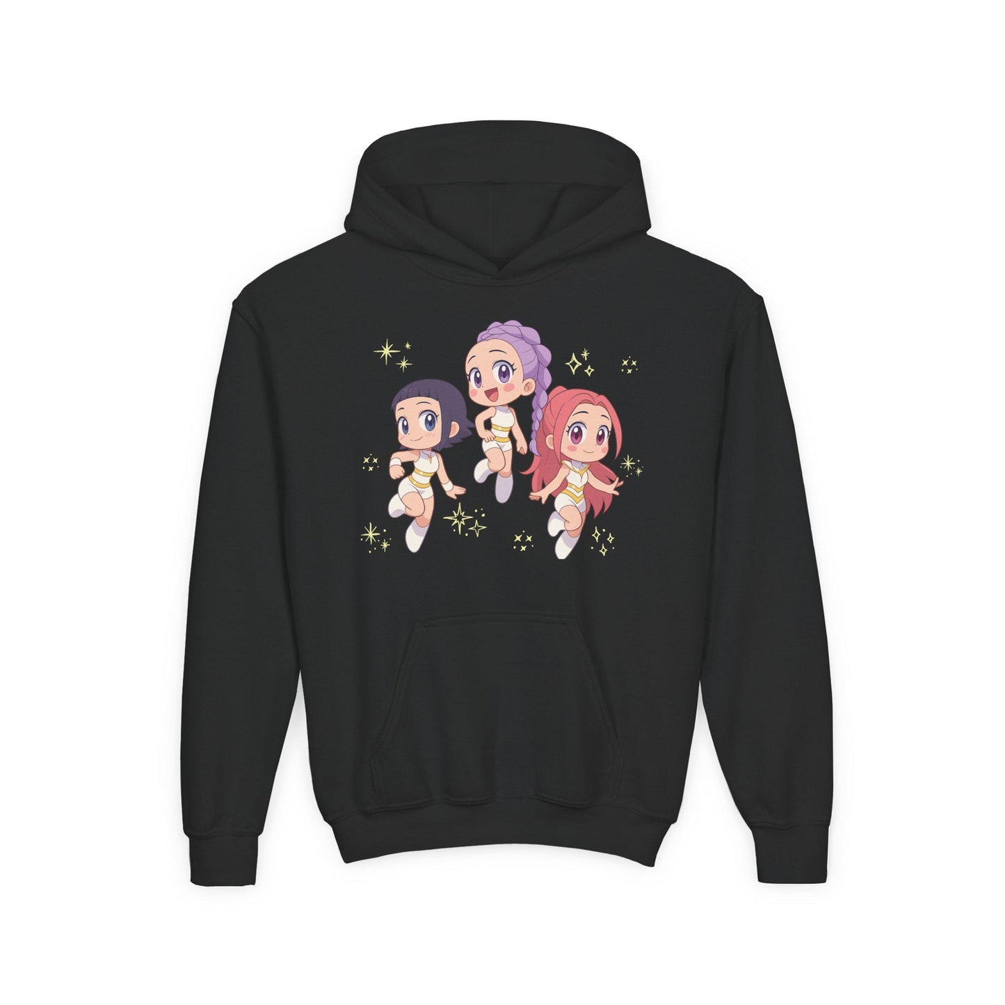 K-Pop Demon Hunters Hoodie | Huntrix group K-Pop Demon Hunters Hoodie | K-Pop Hoodie