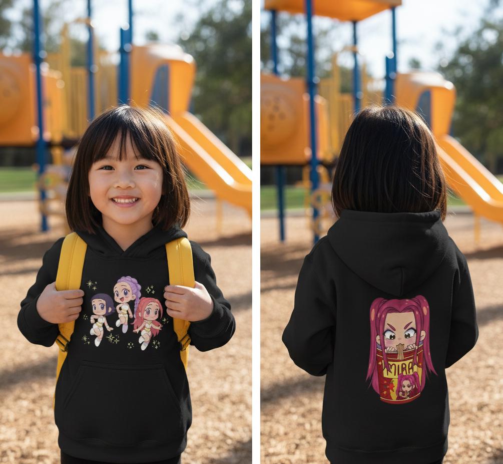 K-Pop Demon Hunters Hoodie | Huntrix group K-Pop Demon Hunters Hoodie | K-Pop Hoodie