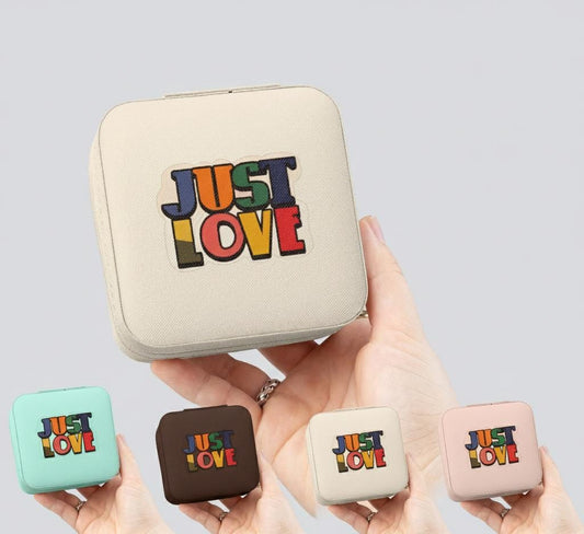 Rainbow Travel Jewelry Case | Compact Organizer