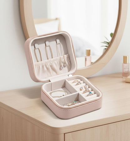 Rainbow Travel Jewelry Case | Compact Organizer