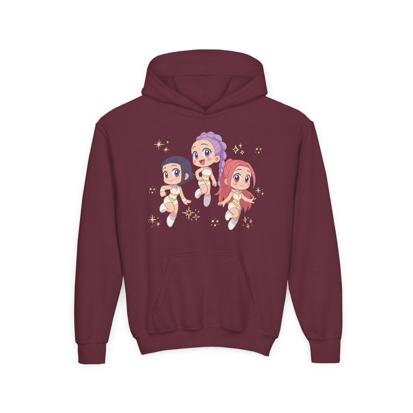 K-Pop Demon Hunters Hoodie | Huntrix group K-Pop Demon Hunters Hoodie | K-Pop Hoodie