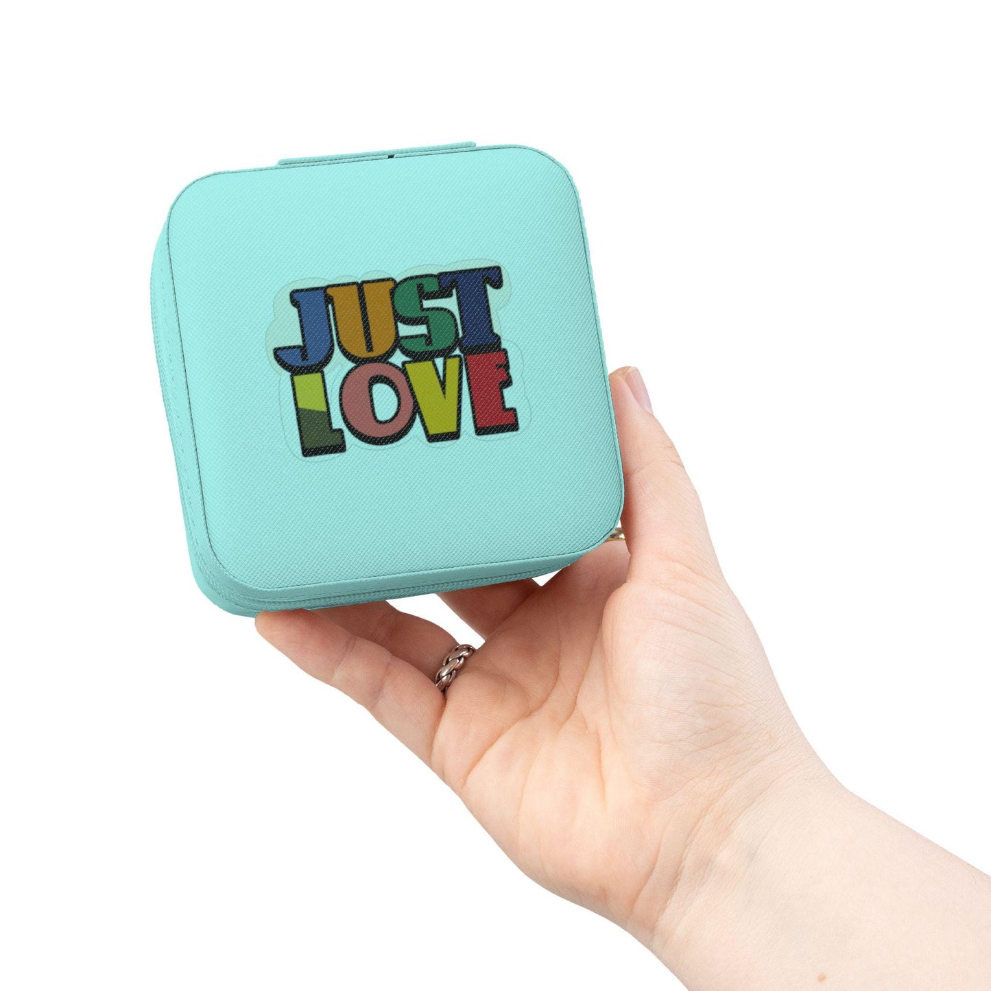 Rainbow Travel Jewelry Case | Compact Organizer