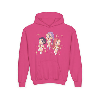 K-Pop Demon Hunters Hoodie | Huntrix group K-Pop Demon Hunters Hoodie | K-Pop Hoodie