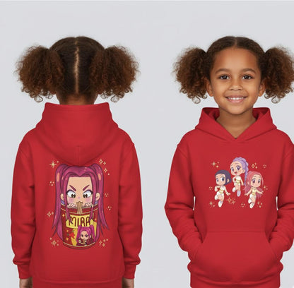 K-Pop Demon Hunters Hoodie | Huntrix group K-Pop Demon Hunters Hoodie | K-Pop Hoodie