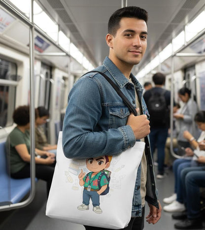 KPop Demon Hunters Tote Bag | Abby Saja Boys Tote Bag | Saja Boys Tote Bag | Unisex Tote Bag