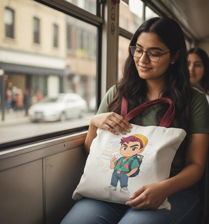 KPop Demon Hunters Tote Bag | Abby Saja Boys Tote Bag | Saja Boys Tote Bag | Unisex Tote Bag