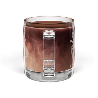 Engraved Glass Coffee Mug | 12.25 oz Clear Mug