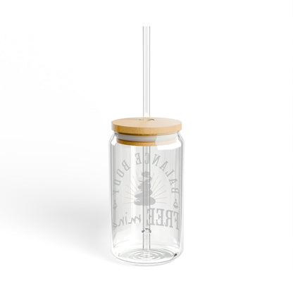 Balance Body Sipper Glass | Bamboo Lid, Tritan Straw (16oz)
